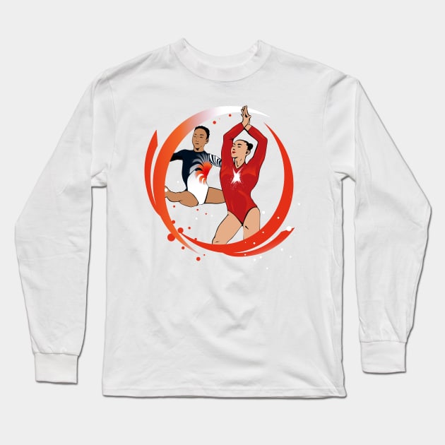 Leotards Long Sleeve T-Shirt by GymCastic